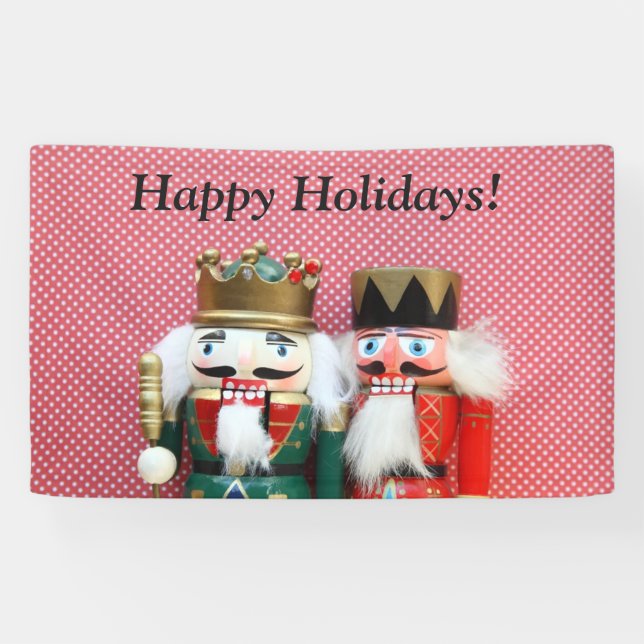 Nutcrackers with polka dots banner (Horizontal)