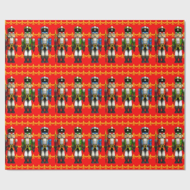 Nutcrackers Wrapping Paper (Flat)