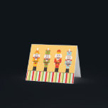 Nutcrakers ~ Cards<br><div class="desc">NOTE CARD IS USED AS DEFAULT. OPTION TO CHANGE TO GREETING CARD. Merry Christmas and a Happy New Year! SATISFACTION GUARANTEED OR MONEY BACK! Change background to any colour, size, paper or shape on most designs and products. You can position the art anywhere, add your name, favourite phrase or business...</div>