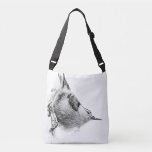 Nuthatch High‑Key Bird Crossbody Bag
