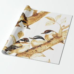 "Nuthatch Hotel" Wrapping Paper
