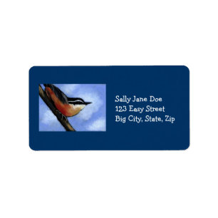NUTHATCH IN PASTEL: ADDRESS LABELS