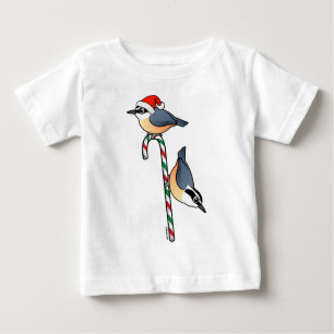 Nuthatch Santa Baby T-Shirt