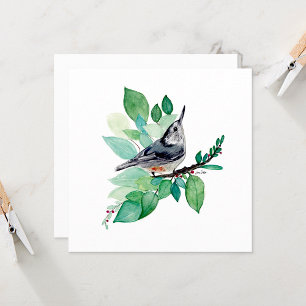 Nuthatch Watercolor Note Cards