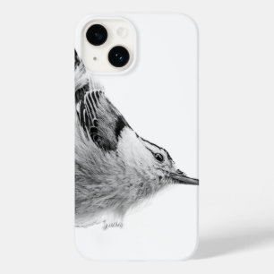 Nuthatch White Bird Photography Case-Mate iPhone 14 Case