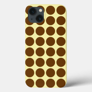 Nutmeg Cream Neutral Dots iPhone 13 Case