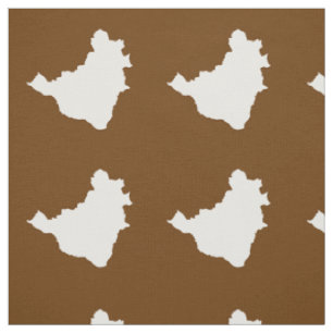 Nutmeg Festive Brazil Fabric