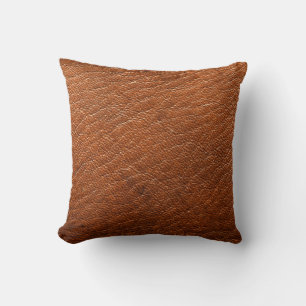 Nutmeg Leather Cushion