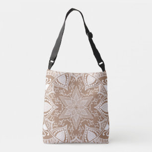Nutmeg Mandala Crossbody Bag