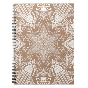 Nutmeg Mandala Notebook