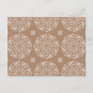 Nutmeg Mandala Postcard