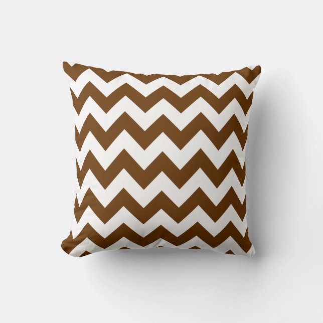 Nutmeg Neutral Chevron Cushion (Front)