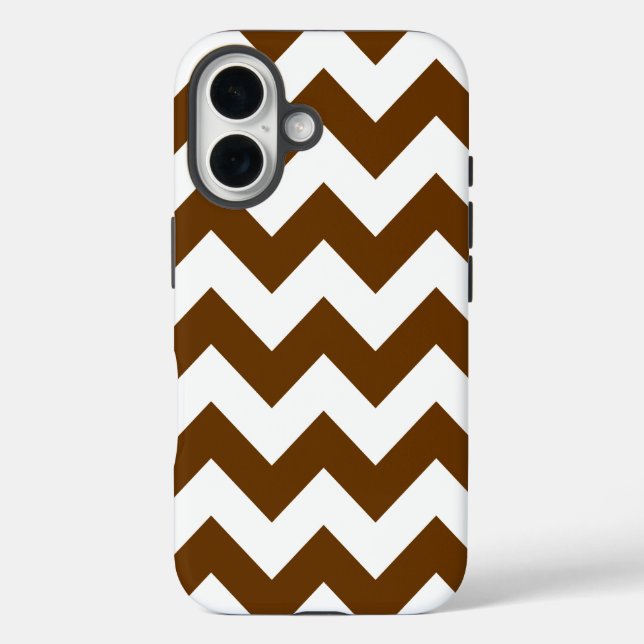 Nutmeg Neutral Chevrons Case-Mate iPhone Case (Back)