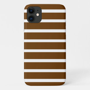 Nutmeg Neutral Stripes iPhone 11 Case