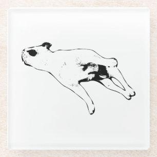 Nutmeg Pause Glass Coaster