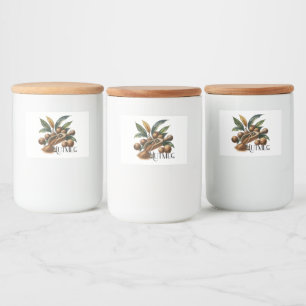 Nutmeg Spice Label – Rustic Pantry Design