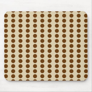 Nutmeg Spice Moods Dots Mouse Pad