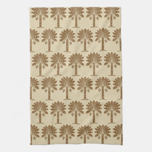 Nutmeg Spice Moods Palm Tea Towel