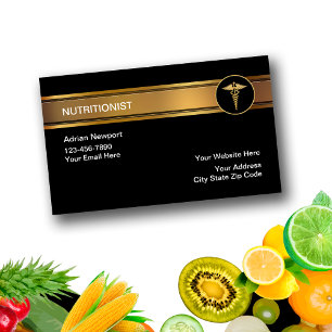 Nutriotionist Business Cards