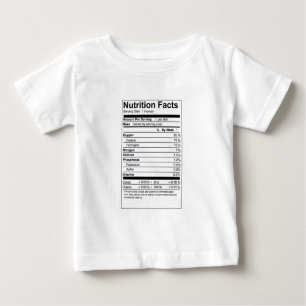 Nutrition Facts - Chemistry baby shirt