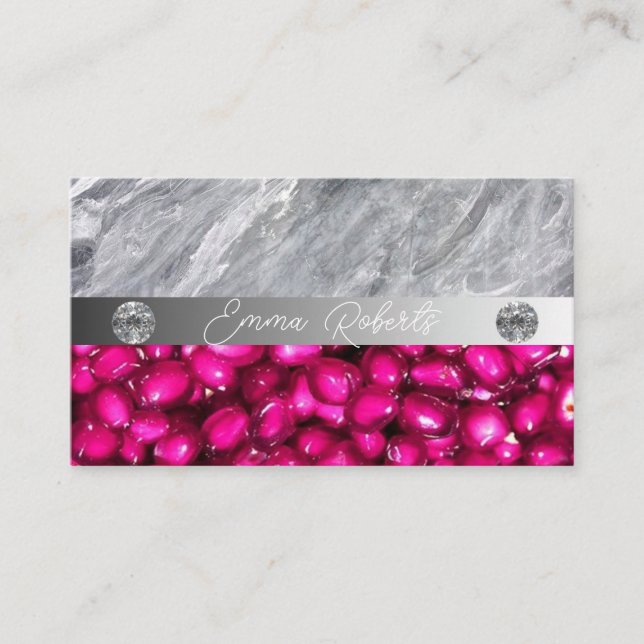 Nutrition Therapist Health and Wellness Business Card (Front)