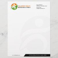 Nutrition Wellness Fitness Coach Logo