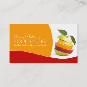 Nutritionist Business Card