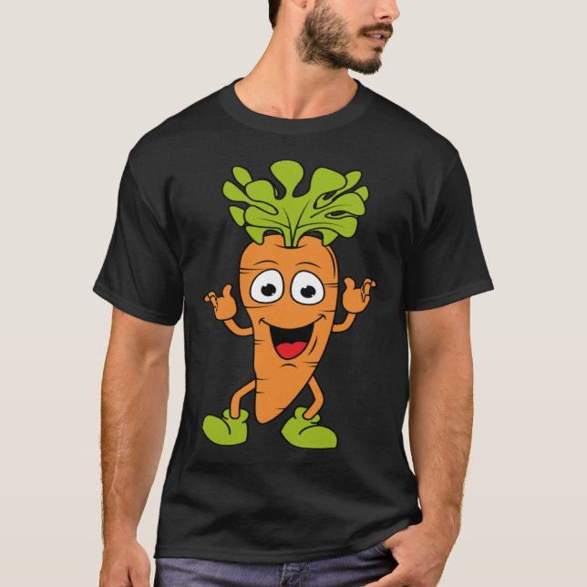 Nutritionist Carrot for Dietician and Vegan 10 T-Shirt (Front)