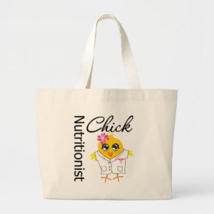 Nutritionist Chick Large Tote Bag