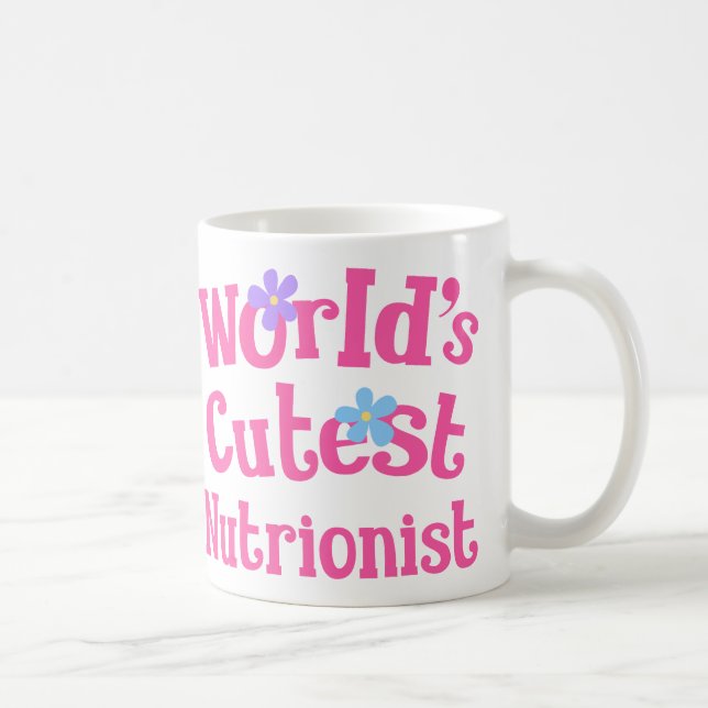 Nutritionist Gift Idea For Her (Worlds Cutest) Coffee Mug (Right)