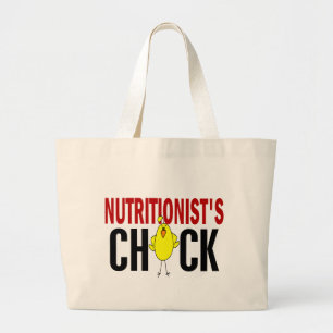 NUTRITIONIST’S CHICK LARGE TOTE BAG