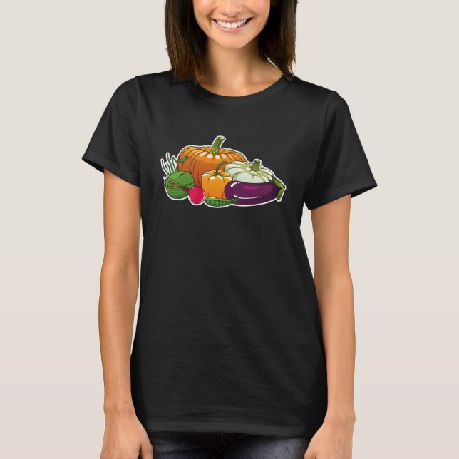 Nutritionist Salad for Dietician and Vegan T-Shirt (Front)