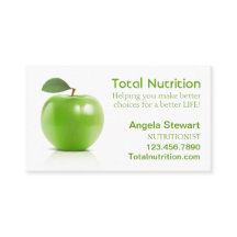 Nutritionist with Apple