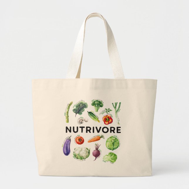 Nutrivore Farmers Market Tote Bag (Front)