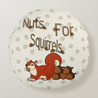 Nuts4Squirrels Round Cushion