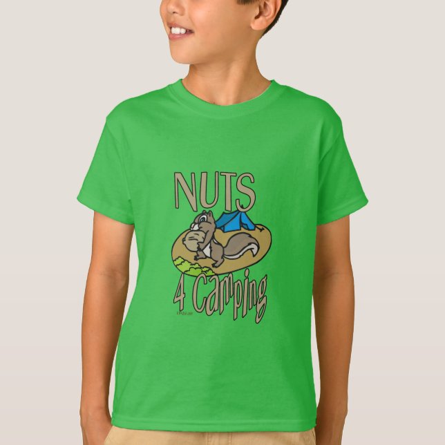 Nuts 4 Camping T-Shirt (Front)