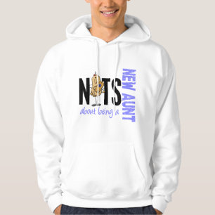 Nuts About Being A New Aunt 1 Blue Hoodie