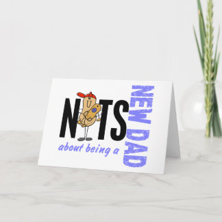 Nuts About Being A New Dad 1 (Blue) Card