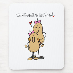 Nuts About Best Friend 2 Mouse Pad