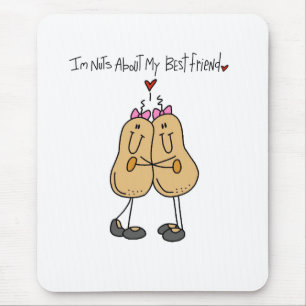 Nuts About Best Friend Mouse Pad