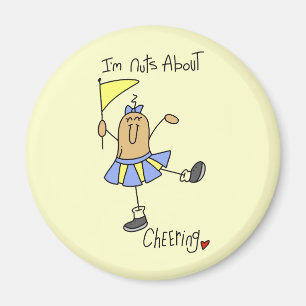 Nuts About Cheering T-shirts and Gifts Magnet