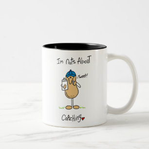Nuts About Coaching T-shirts and Gifts Two-Tone Coffee Mug