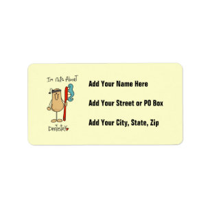 Nuts About Dentistry T-shirts and Gifts Label