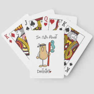 Nuts About Dentistry T-shirts and Gifts Playing Cards