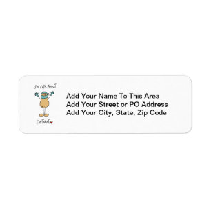 Nuts About Doctoring T-shirts and Gifts Return Address Label