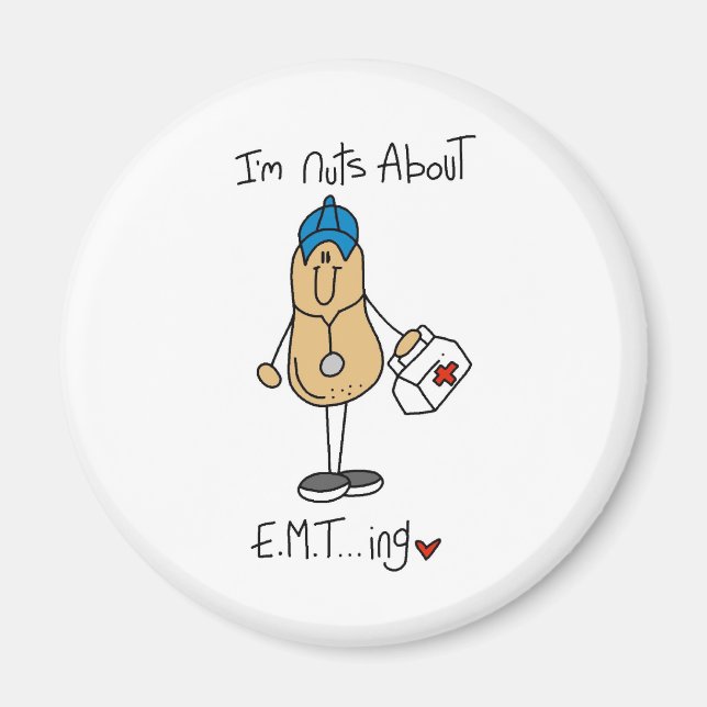 Nuts About EMT-ing Magnet (Front)