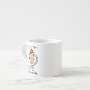 Nuts About Firefghting T-shirts and Gifts Espresso Cup