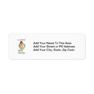 Nuts About Firefghting T-shirts and Gifts Return Address Label