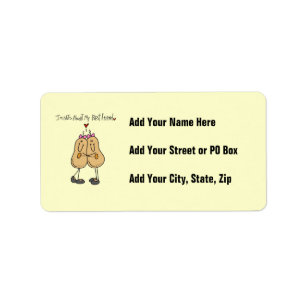 Nuts About My Best Friend T-shirts and Gifts Label