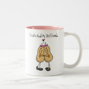 Nuts About My Best Friend T-shirts and Gifts Two-Tone Coffee Mug